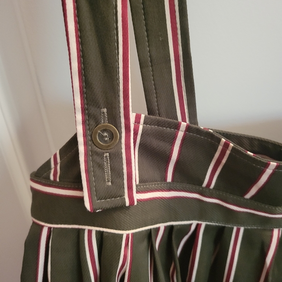 Poem and thread Overall dress Striped green - Picture 2 of 7